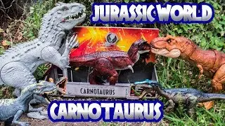 Carnotaurus Jurassic World Fallen kingdom unboxing toy review