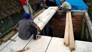 Pemasangan panel lantai citicon ala orang kampung