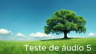 Teste de áudio - 5