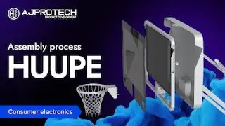 Huupe smart basketball hoop assembly process