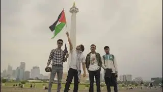 Palestine Solidarity Protest In Monas Indonesia 2023