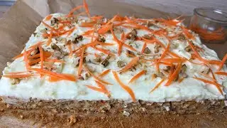Karotten - Walnuss Kuchen
