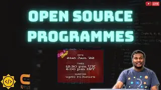 Open Source Competitions & Programmes and Taking Part | Praveen Kumar Purushothaman | Coding Ninjas