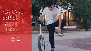 Foot placement on the front crank - Roll series | Flatland unicycling
