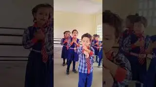 Aao Bachchon School Chale | Kids Poem 🎒#shorts #school  #video  #poem #cute