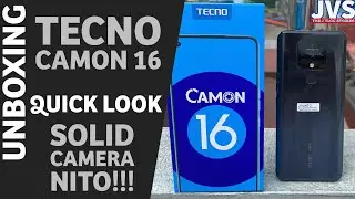 Tecno Camon 16 Unboxing and First Impressions - Filipino | 48MP Quad Camera |