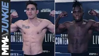 DWCS 22 official weigh-in hightlight