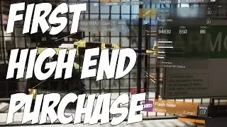 Tom Clancy's The Division :  First High End Weapon To Buy!