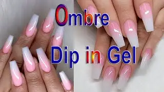 Ombre Dip in Gel 10 minute . Làm Ombre Dip Bằng gel Nhanh Bền Chắc.