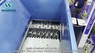 Plastic Shredder Machine at Chinaplas Exhibition）Waste Plastic Pipe /HDPE Pipe Crusher Machine