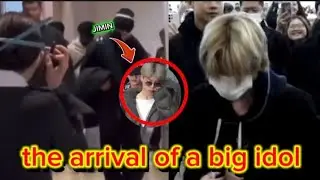 A big crowd welcomed the big idol... this is the idol that fans have been waiting for