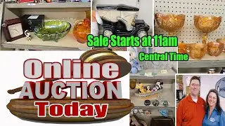 LIVE AUCTION: Grab Your Treasures! 11am CST Start – Don't Miss Out!