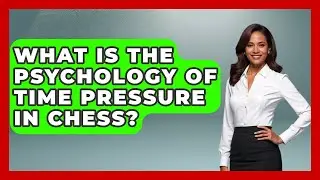 What Is The Psychology Of Time Pressure In Chess? - The Chess Codex