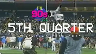 90's 📹 VIBE | MEAC/SWAC Challenge 5th Quarter | Old-School Camcorder