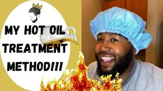 360 WAVES: MY HOT OIL TREATMENT METHOD!!! #coarsehairedkingz #coarsehairwaver #360waves