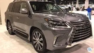 2019 Lexus LX 570 Exterior and Interior Walk around Auto Show
