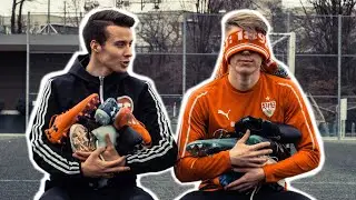 Fu&szlig;ballschuhe BLIND erraten VS VfB Stuttgart Talent
