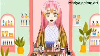 Anime mitsuri kanroji makeup art🌷#popular