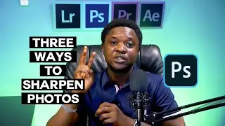 How to sharpen image in adobe photoshop