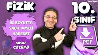 İKİ BOYUTTA SABİT İVMELİ HAREKET SORU ÇÖZÜMÜ#yks#10.sınıf#fizikyazılı #maarif#fizik#arasınıf