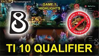 DENDI B8 vs NOTECHIES GAME 1 - TI 10: Eastern Europe Qualifier Dota 2 Highlights