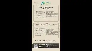 Pranic Crystal Healing & Pranic Psychic Self Defense