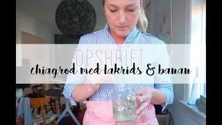 Chiagrød med banan og lakrids - dansk opskrift