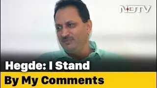 'Stand By Remarks, Never Mentioned Gandhi': BJP's Anantkumar Hegde