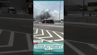 BREAKING: BUS PO HARYANTO KECELAKAAN & TERBAKAR DI TOL! 😱