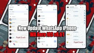 WhatsApp Aero iOS V8.61 || WhatsApp iPhone Terbaru 2021