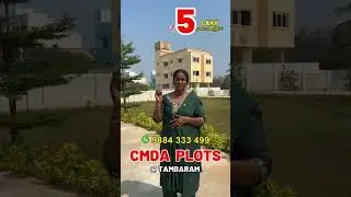CMDA Approved plots in Chennai  #shorts