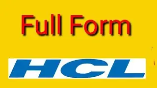 Full Form Of HCL
