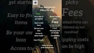 #prosandcons of #selling or #flipping on #ebay subscribe for more #successtips