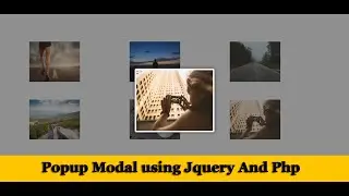 show image in popup modal using jquery and php || Coding Juice