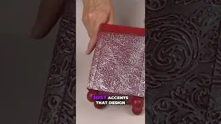 Самодельная коробка из тисненой бумаги, которая выглядит дорого #поделки #бюджетныеподелки #подел...