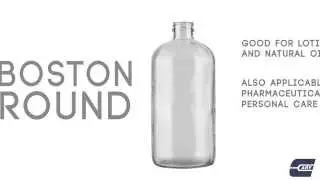 Boston Round Glass Bottles | The Cary Company
