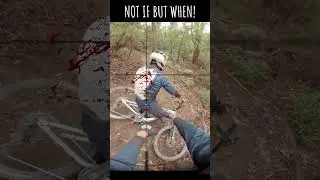Not If but when #mtb #emtb #viral #crash #funny #foryou