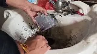 🖨️OLD Brother Printer ink flushed remove cleaning tutorial Tank cleaning video ⚡
