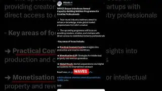 waves bazaar #waves #bazaar #mumbai #creators #summit #ai #content #viral #news #pib #upsc #shorts