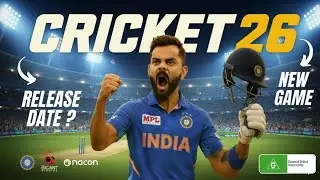 Cricket 26 Finally Release 😍 Official Trailer: New Cricket Game 😱 Gameplay, Ai, RCB Licence