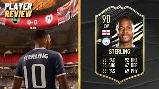 97 POSITIONING? RAHEEM STERLING 90 RATED PLAYER REVIEW FIFA 21 ULTIMATE TEAM