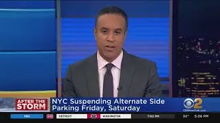 NYC Suspends Alternate Side Parking For Snow Removal