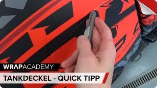 Tankdeckel folieren ohne Lackblitzer &ndash; Digitaldruck Geheimtipp🤫