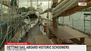 Patton's schooner docks at Port of Rochester