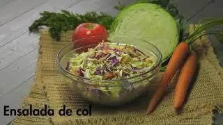 Receta de ensalada de col | Cocinando con WIC de TexasTexasWIC.org | TexasWIC.org/es
