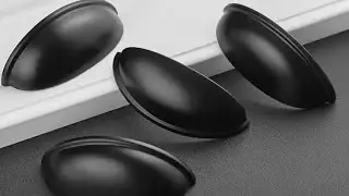 Drawer Pulls Flat Black Cabinet Cup Pulls Kitchen Hardware Cabinet Handles Drawer Handles Knobs