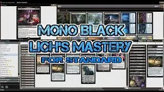 MTG Online - Mono Black Lich's Mastery STANDARD (Deck List)