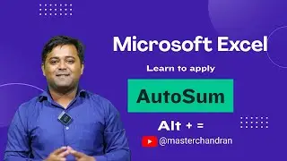 AutoSum Feature in MS Excel | Excel Basics for Computer Course Students