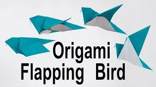 Origami Flapping Bird Tutorial (Traditional)