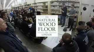 Osmo Training of Dark Oil Stains at The Natural Wood Floor Company